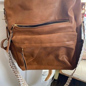 Back pack with shoulder strap